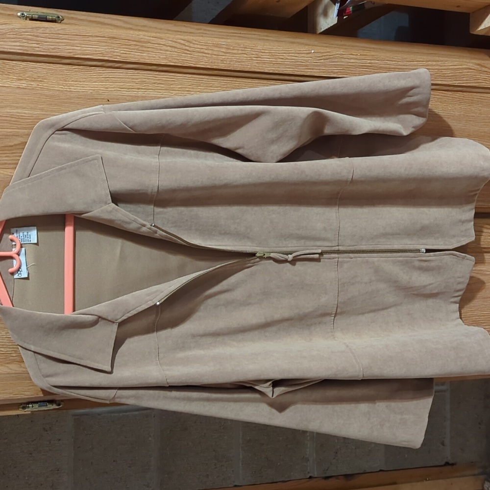 Apparenza suede jacket 22W - Picture 2 of 6